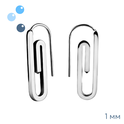 Кольцо из кобальт-хрома Paperclip (18 G)